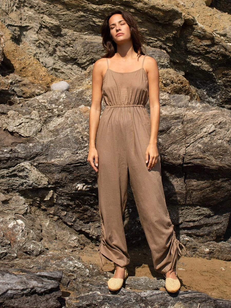 Drawstring Detail Cami Jumpsuit