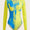 Body Heat Map Print Slim Fit Bodysuit