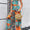 Tropical Pattern Jumpsuit