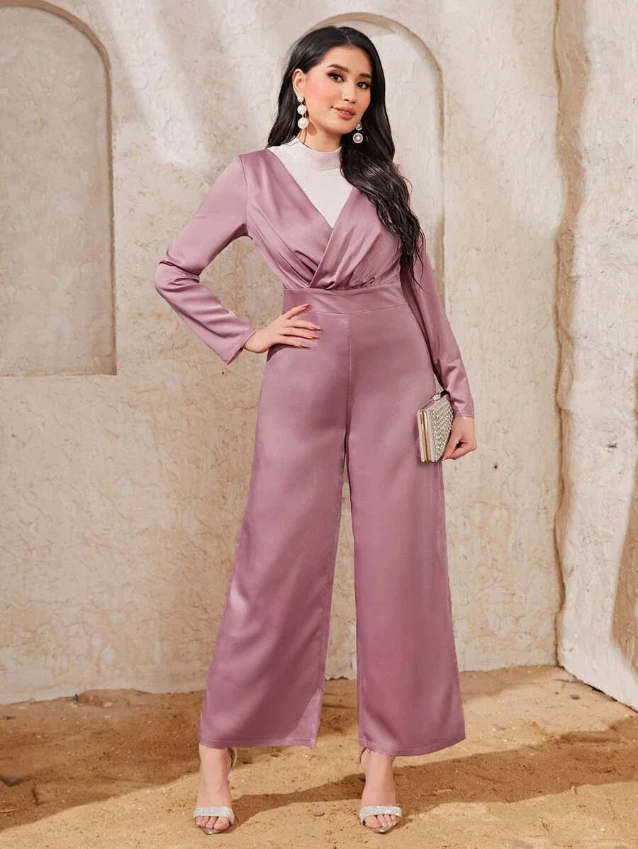 Wide Leg Elegant Jumpsuit