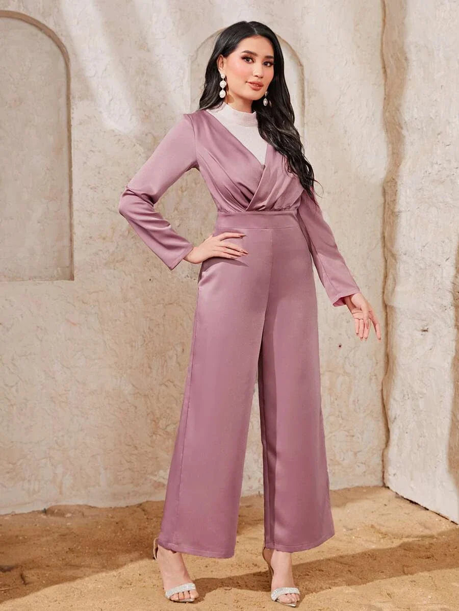 Wide Leg Elegant Jumpsuit